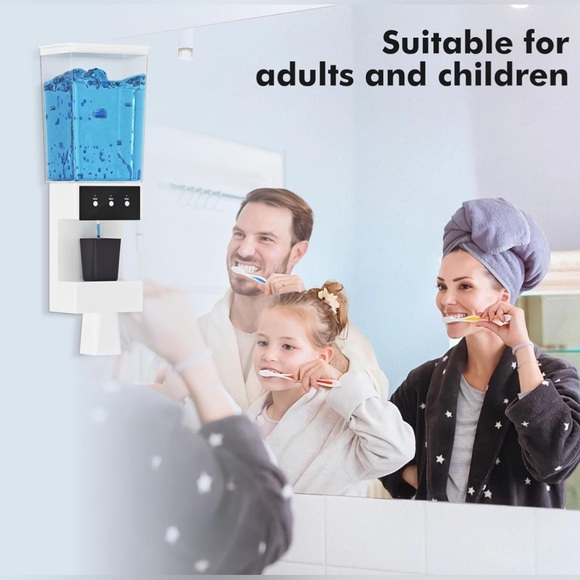 Automatic Mouthwash Dispenser for Bathroom,Wall Mounted Mouth Wash Dispenser wit - Picture 7 of 11